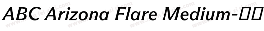 ABC Arizona Flare Medium字体转换